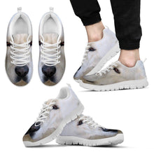 Load image into Gallery viewer, Central Asian Shepherd Dog (White/Black) Running Shoes For Men-Free Shipping