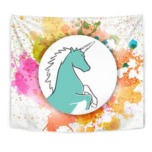 Load image into Gallery viewer, Colorful Unicorn Print Tapestry-Free Shipping