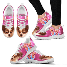 Load image into Gallery viewer, Chihuahua On Pink Print Running Shoes For Women-Free Shipping