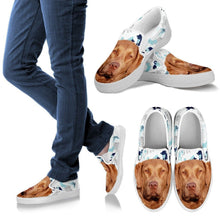 Load image into Gallery viewer, Chesapeake Bay Retriever Print Slip Ons For Women- Express Shipping