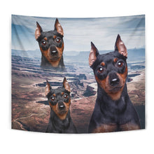 Load image into Gallery viewer, Cute Miniature Pinscher Print Tapestry-Free Shipping