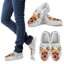 Load image into Gallery viewer, Chihuahua Print Slip Ons For Women-Express Shipping