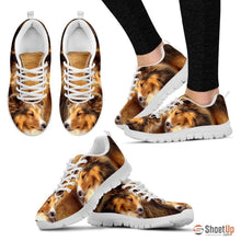 Load image into Gallery viewer, Customized Dog Print (Black/White) Running Shoes For Women-Free Shipping
