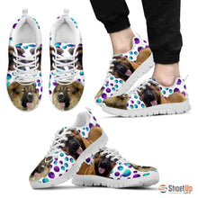 Load image into Gallery viewer, Caucasian Shepherd Dog (White/Black) Running Shoes For Men-Free Shipping