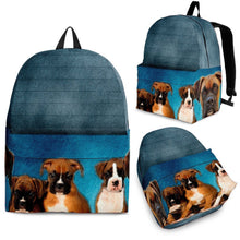 Load image into Gallery viewer, Boxer Dog Print Backpack- Express Shipping