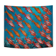 Load image into Gallery viewer, Cherry Barb Fish Print Tapestry-Free Shipping