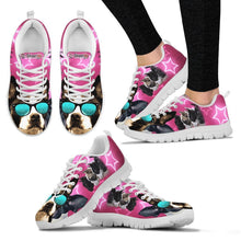 Load image into Gallery viewer, Boston Terrier On Pink Print Running Shoes For Women-Free Shipping