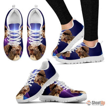 Load image into Gallery viewer, Braque du Bourbonnais Dog (White/Black) Running Shoes For Women-Free Shipping