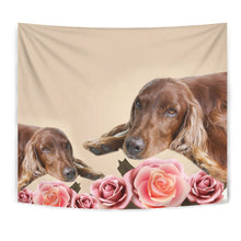 Load image into Gallery viewer, Cute Irish Setter Dog Print Tapestry-Free Shipping