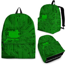 Load image into Gallery viewer, Circuit Board Pattern Backpack (Design 1) - Free Express Shipping