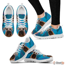 Load image into Gallery viewer, Cesky Terrier Dog (White/Black) Running Shoes For Women-Free Shipping