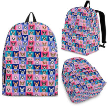 Load image into Gallery viewer, Boston Terrier Print Backpack- Express Shipping