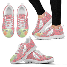 Load image into Gallery viewer, Cockatiel Parrot Print Christmas Running Shoes For Women-Free Shipping