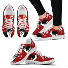 Load image into Gallery viewer, Cardigan Welsh Corgi Christmas Print Running Shoes For Women-Free Shipping