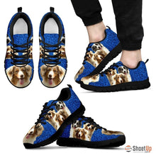 Load image into Gallery viewer, Customized Three Dog Print (Black/White) Running Shoes For Men-Free Shipping Limited Edition