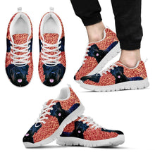 Load image into Gallery viewer, Bouvier De Flandres Dog Print (Black/White) Running Shoes For Men-Free Shipping Limited Edition