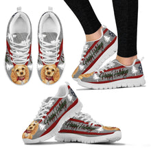 Load image into Gallery viewer, Cocker Spaniel Christmas Print Running Shoes For Women-Free Shipping