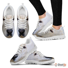 Load image into Gallery viewer, Central Asian Shepherd Dog (White/Black) Running Shoes For Women-Free Shipping