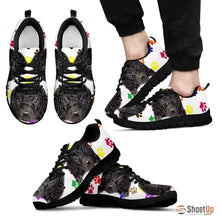 Load image into Gallery viewer, Curly Coated Retriever Dog (White/Black) Running Shoes For Men-Free Shipping