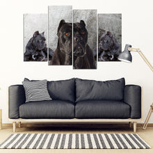 Load image into Gallery viewer, Cane Corso Print- Piece Framed Canvas- Free Shipping