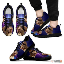 Load image into Gallery viewer, Braque du Bourbonnais Dog (White/Black) Running Shoes For Men-Free Shipping