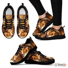 Load image into Gallery viewer, Customized Dog Print (Black/White) Running Shoes For Women-Free Shipping