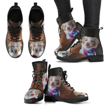 Load image into Gallery viewer, Customized Pet Print Leather Boots For Women-Free Shipping- (Influencer)