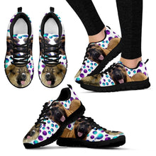 Load image into Gallery viewer, Caucasian Shepherd Dog (White/Black) Running Shoes For Women-Free Shipping