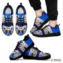 Load image into Gallery viewer, Cool 'Central Asian Shepherd Dog' (White/Black) Running Shoes For Men-Free Shipping