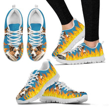 Load image into Gallery viewer, Cardigan Welsh Corgi Print Running Shoes For Women-Free Shipping