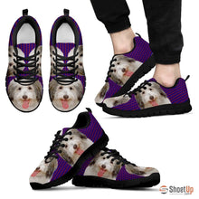 Load image into Gallery viewer, Coton De Tulear Dog (White/Black) Running Shoes For Men-Free Shipping
