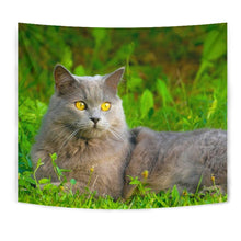 Load image into Gallery viewer, Chartreux Cat Nature Print Tapestry-Free Shipping
