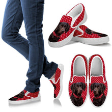 Load image into Gallery viewer, Boykin Spaniel Dog Print Slip Ons For Women-Express Shipping