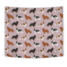Load image into Gallery viewer, Cavalier King Charles Spaniel Dog Pattern Print Tapestry-Free Shipping