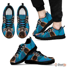 Load image into Gallery viewer, Cesky Terrier Dog (White/Black) Running Shoes For Men-Free Shipping