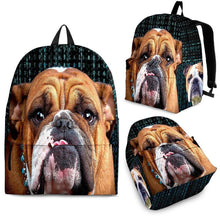 Load image into Gallery viewer, Bulldog Print BackPack - Express Shipping