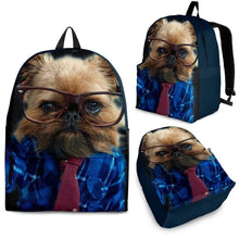 Load image into Gallery viewer, Brussels Griffon Print Backpack- Express Shipping