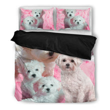 Load image into Gallery viewer, Cute Bolognese Print Bedding Set- Free Shipping