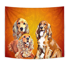 Load image into Gallery viewer, Cocker Spaniel Print Tapestry-Free Shipping