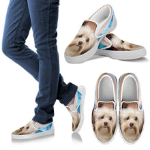 Load image into Gallery viewer, Cute Havanese Print Slip Ons For Women- Express Shipping