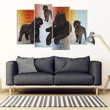 Load image into Gallery viewer, Bouvier Des Flandres Print-5 Piece Framed Canvas- Free Shipping