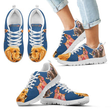 Load image into Gallery viewer, Cocker Spaniel Print Running Shoes For Kids- Free Shipping