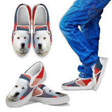 Load image into Gallery viewer, Central Asian Shepherd Dog Print Slip Ons For Kids- Express Shipping