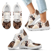Load image into Gallery viewer, Cute Chocolate Labrador Retriever Print Running Shoes For Kids- Free Shipping