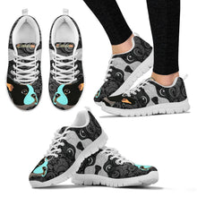 Load image into Gallery viewer, Boston Terrier On Black-Women's Running Shoes For Women-Free Shipping