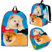 Load image into Gallery viewer, Chow Chow Dog Print Backpack-Express Shipping