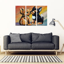 Load image into Gallery viewer, Chihuahua Dog Love Print-5 Piece Framed Canvas- Free Shipping