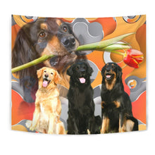 Load image into Gallery viewer, Cute Hovawart Dogs Print Tapestry-Free Shipping