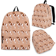 Load image into Gallery viewer, Brittany Dog Print Backpack-Express Shipping