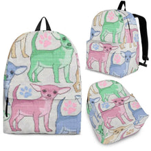 Load image into Gallery viewer, Chihuahua Print Backpack-Express Shipping